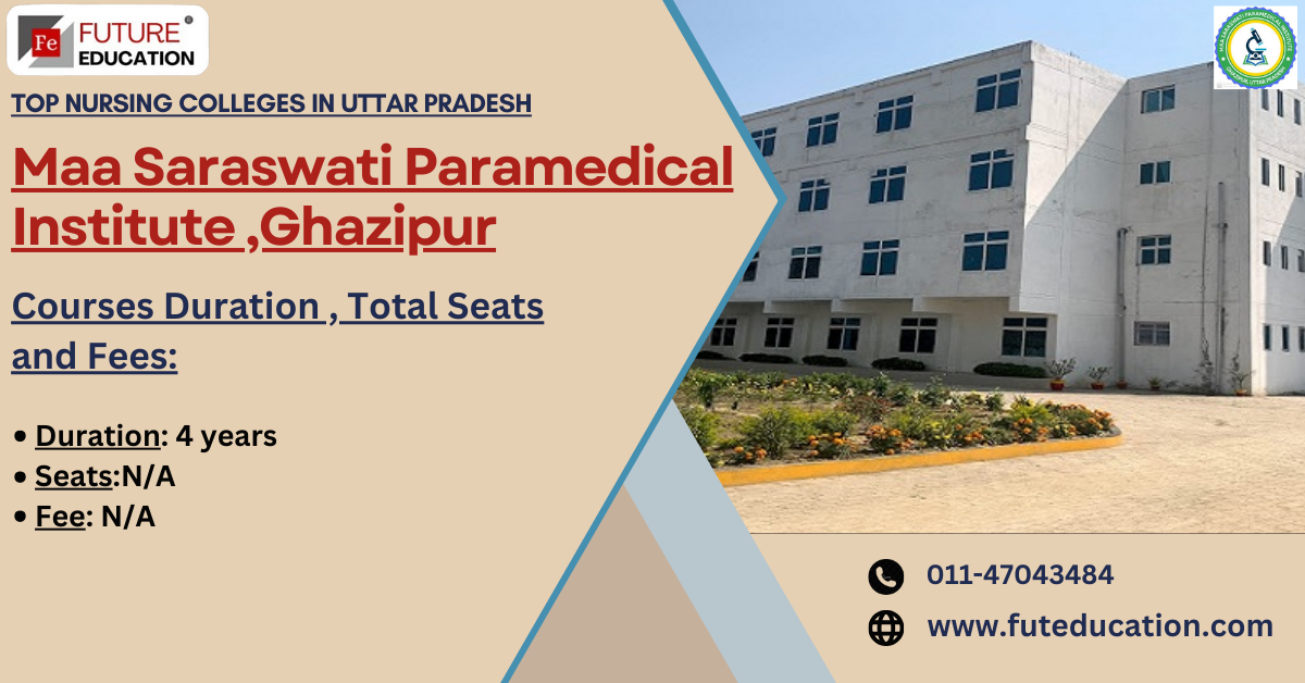 Maa Saraswati Paramedical Institute Ghazipur 2024-25: Fees