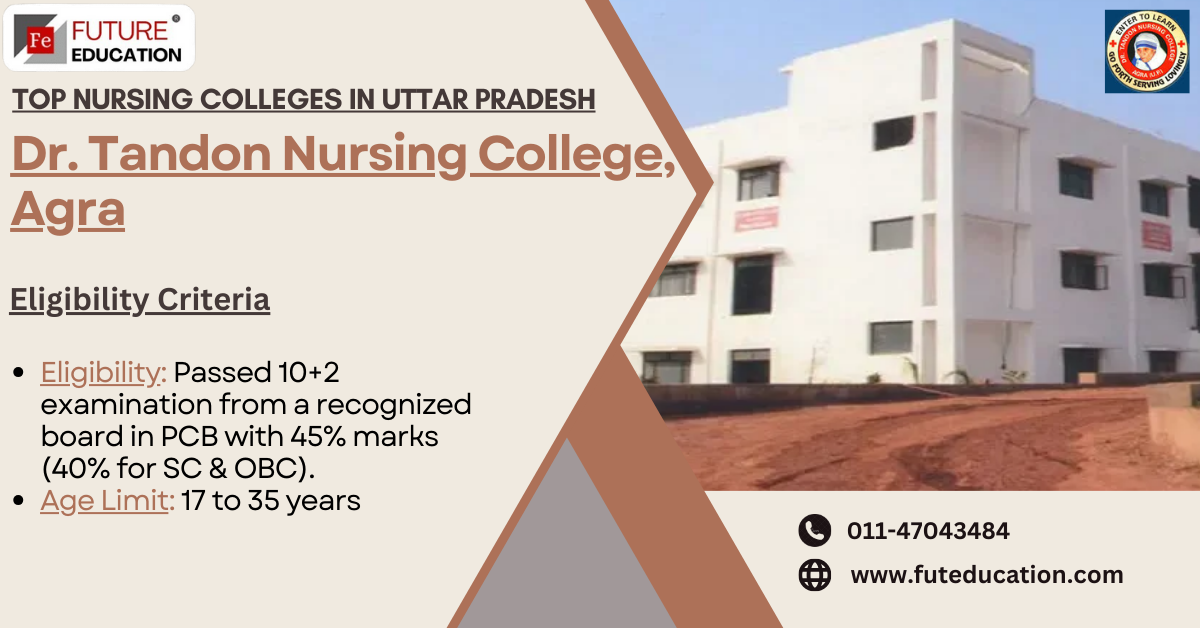 Dr. Tandon Nursing College Admission 2024 - Dates, Form, Online Process, Fees