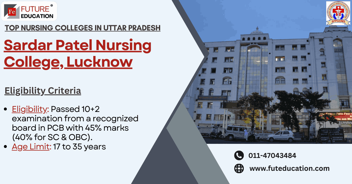 Sardar Patel College of Nursing, Lucknow :Admission, Counselling, About, Reservation, Courses, Fees, Seats, Eligibility - Admission Nursing