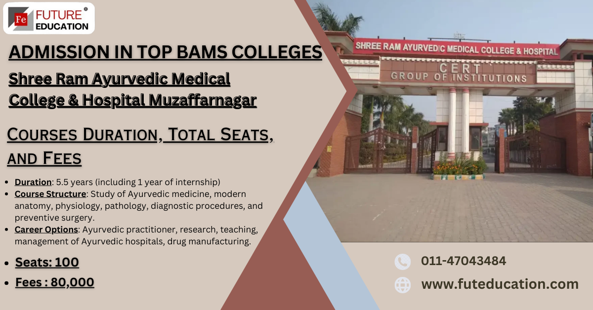 Shree Ram Ayurvedic Medical College and Hospital, Meerut Admission 2024: Process, Eligibility & Dates