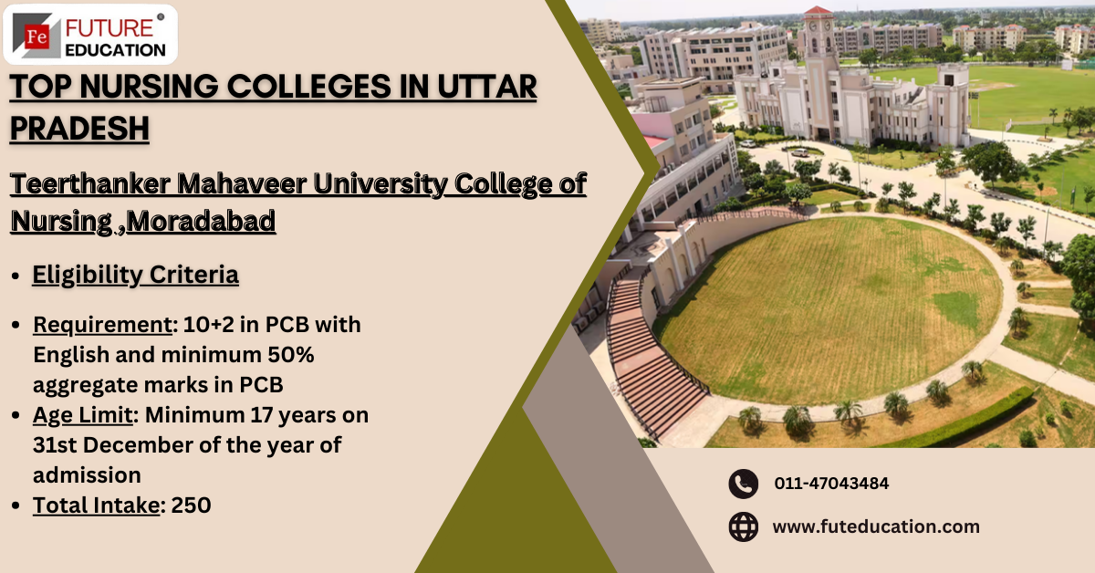 Teerthanker Mahaveer University, College Of Nursing - [TMU CON], Moradabad - Admissions, Contact, Website, Facilities 2024-2025