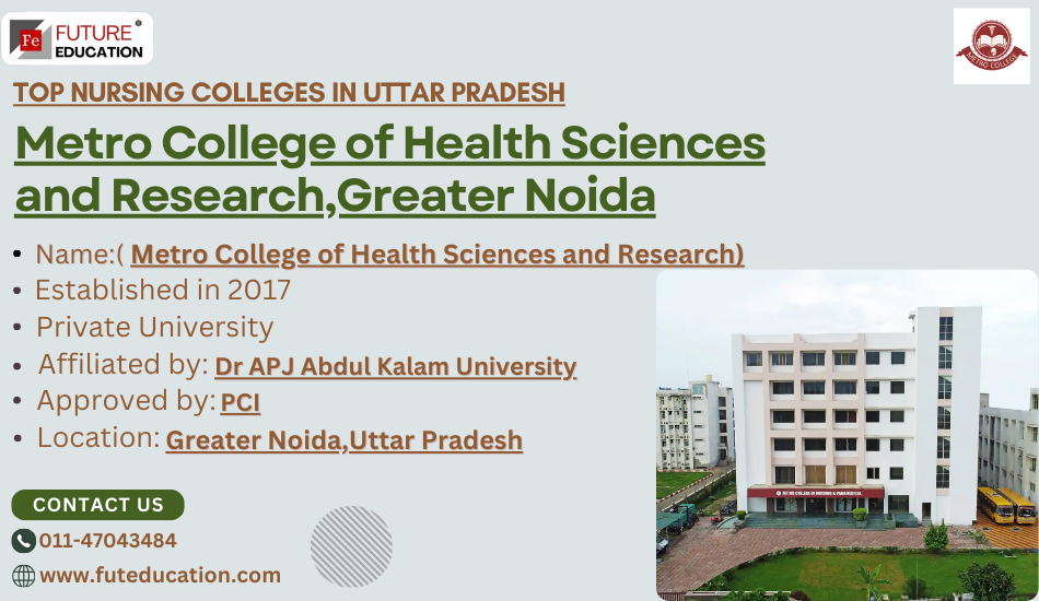 Metro College of Health Science and Research India's #1 Best Nursing College in Delhi NCR